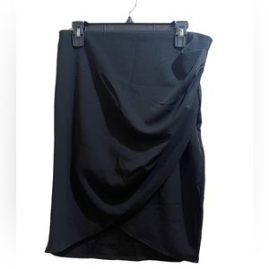 Black Skirt with a split